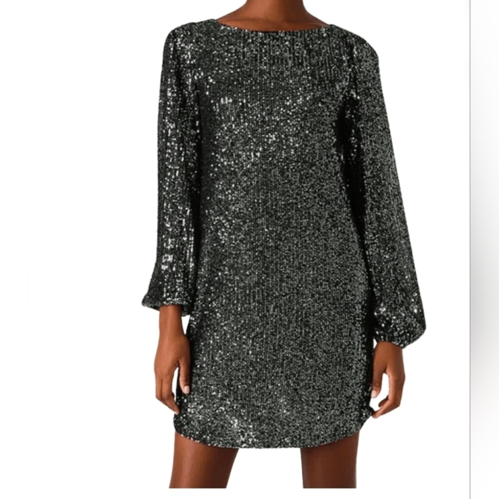 NWT Steve Madden Sequin Dress - Black